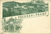 XIX - Pohled na nádraží Státní dráhy a město Prahu ze Žižkova